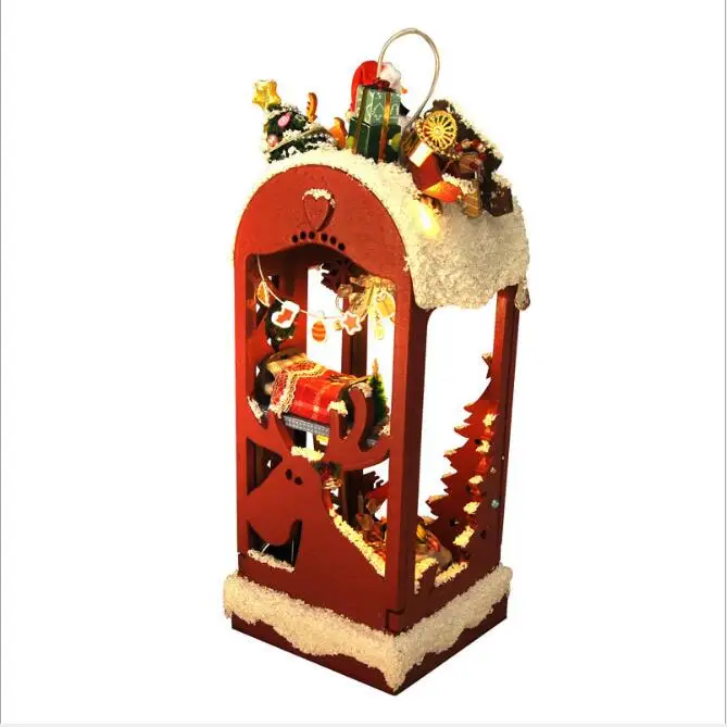 Cute Family House DIY Doll House Furniture Snow Christmas Children DIY Handmade Toy Dollhouse Kits Toys for Children Gifts Cute Family House DIY Doll House Furniture Snow Christmas Children DIY Handmade Toy Dollhouse Kits Toys for Children Gifts