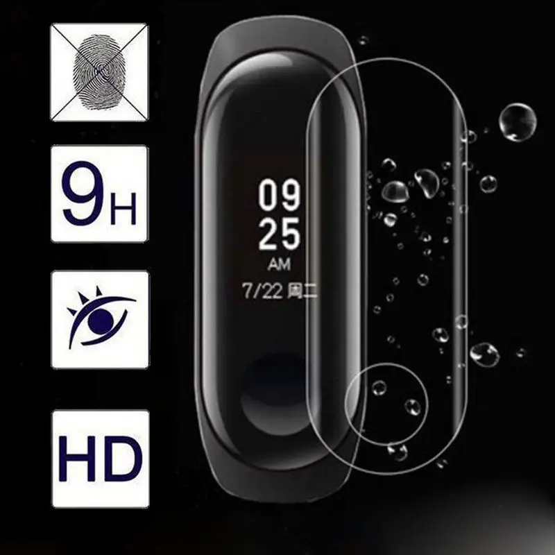 Для Xiaomi Mi Band 4 защитная пленка для экрана Мягкий ТПУ гидрогелевый браслет для смарт-часов защитные пленки