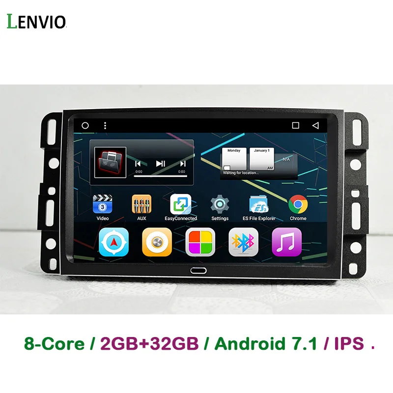 

Lenvio RAM 2G Android 7.1 CAR GPS DVD Player For Dodge Journey Jeep Cherokee Commander Compass Wrangler 2004-2008 Chrysler 300C
