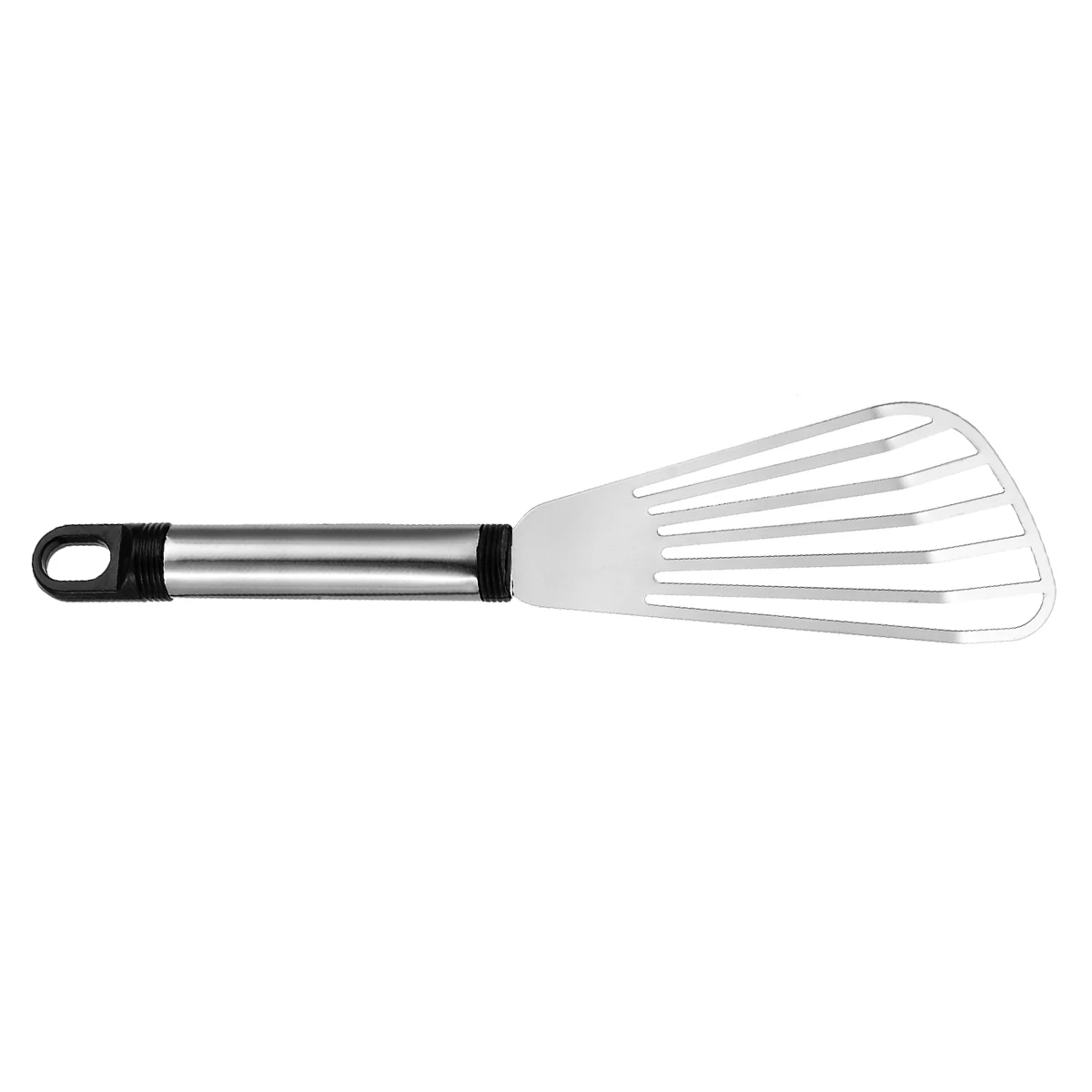 1pc Stainless Steel Flat Fish Slice Fish Frying Turner Spatula Leaky Shovel Home Kitchen Cooking Tool