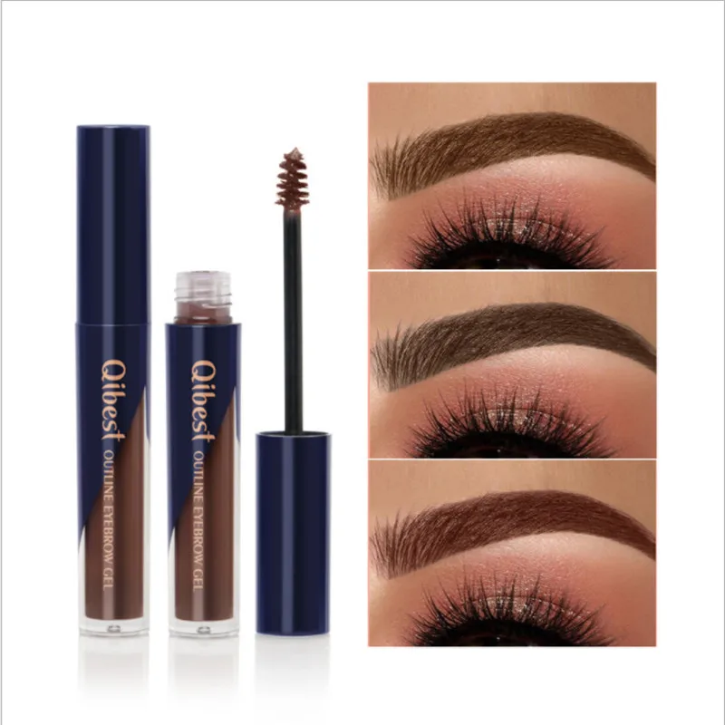 5 color Makeup Eyebrow Pencil Pomade Gel Enhancer Professional Brow Tint Tattoo Paint Cream Wax Waterproof Eyebrow Brush Pen