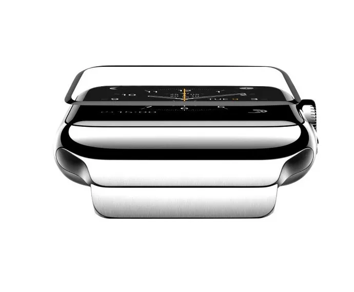 Хохлатая закаленная пленка для apple watch 42 мм 38 мм 3D стекло изогнутая поверхность анти-шок полноэкранная Защитная пленка для iwatch 1/2/3