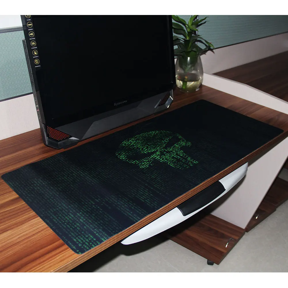 Xl Large Size Mouse Pad Skull Extended Waterproof Anti Slip