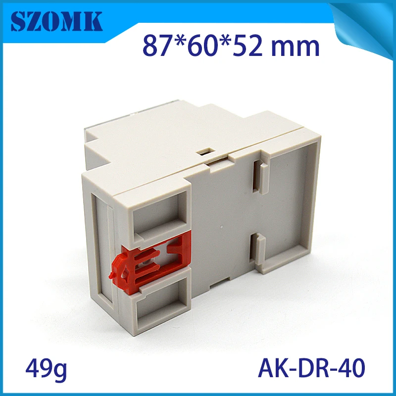 1 шт., 87*60*52 мм din рейка пластиковая коробка корпус распределительная коробка Электроника пластиковый корпус управления PLC устройство корпус