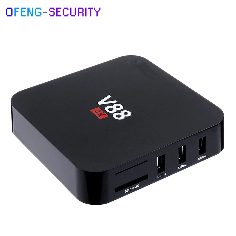 2018 Best-selling RK3229 1G DDR 8G Quad core 4K Wifi smart TV Box V88