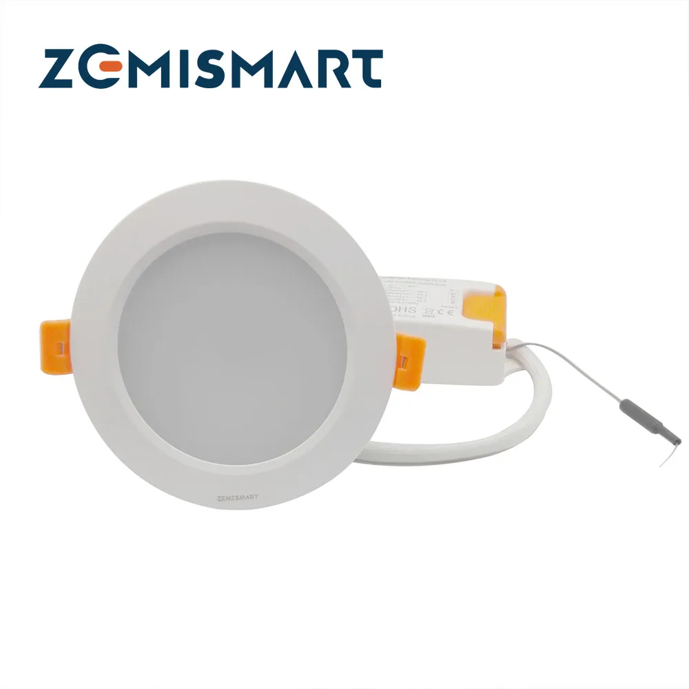 Zigbee 3 0 Downlight Kit Smart Rgbw Led Recessed Ceiling Light 12w Zigbee 3 0 Downlight Kit Smart Rgbw Led Recessed Ceiling Light 12w Compatible With Zemismart Hub Smartthings Echo Plus