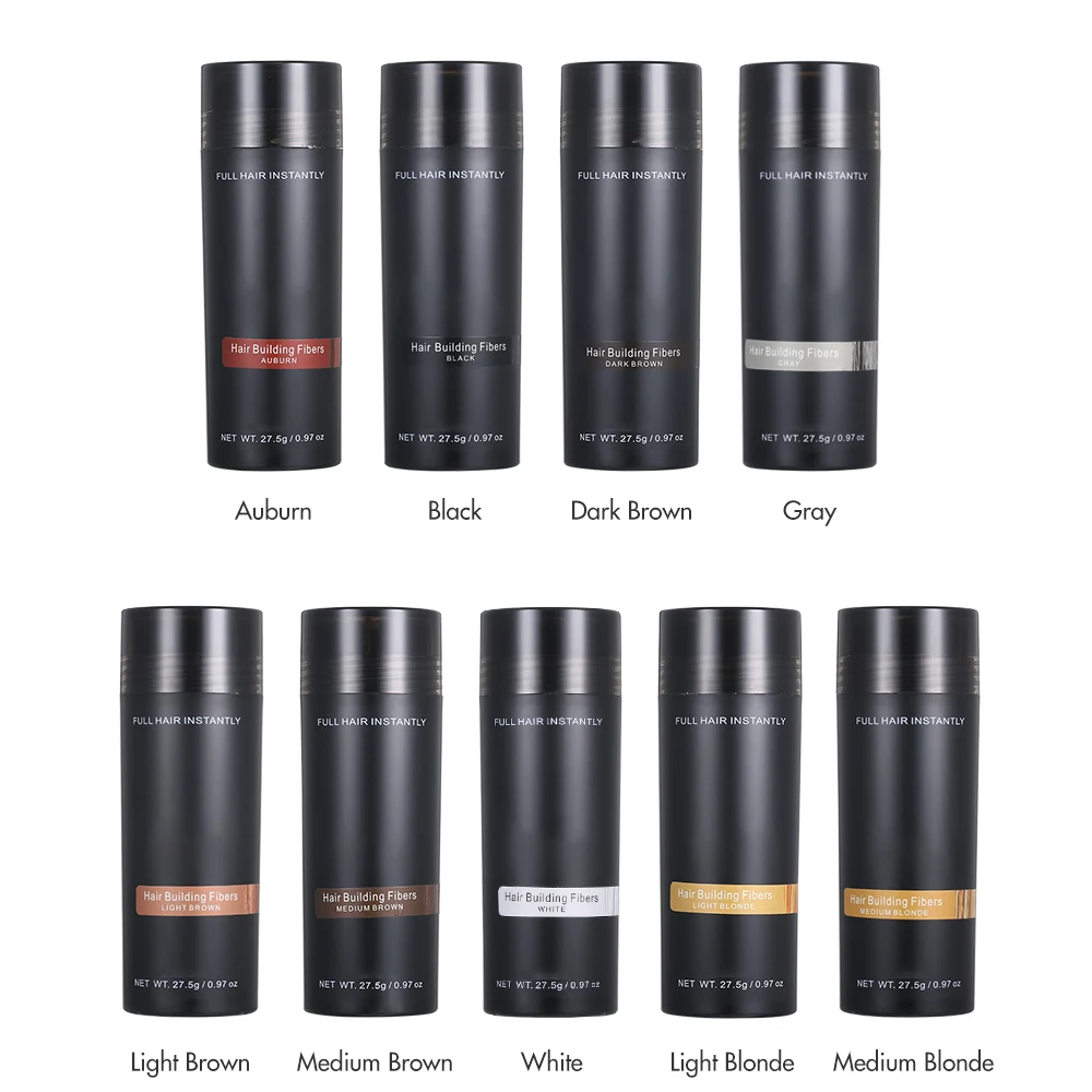 Hair Building Fibers Hair Fibers Keratin Thickening Spray 27.5g Loss Products Instant Wig Regrowth Powders