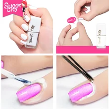 Peel Off Liquid Nail Art Tape Latex Finger Skin Protected Liquid Palisade Easy Clean Base Coat Care Nail Polish White