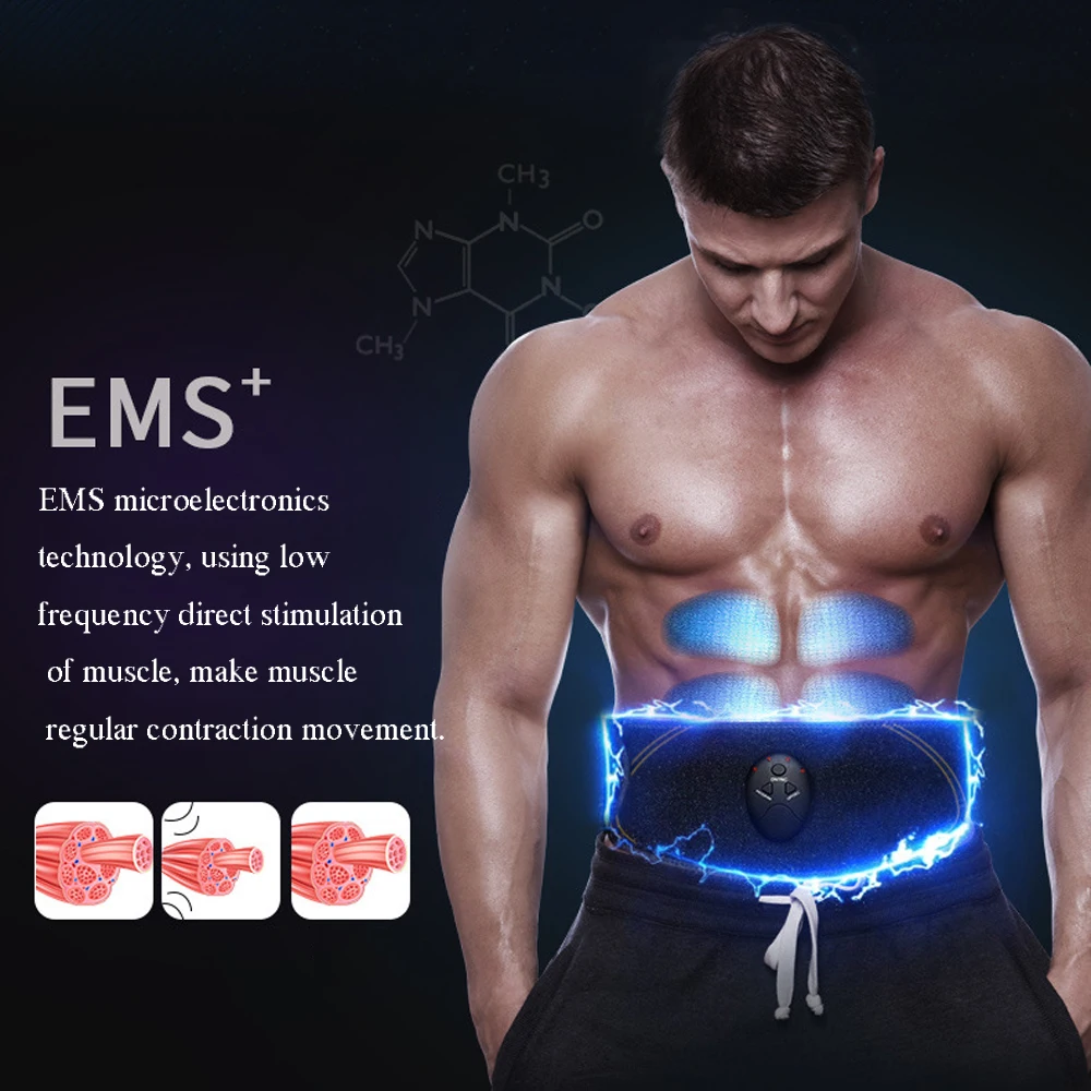 Электрический abs EMS стимулятор мышц живота тела талии тренажер фитнес пояс для похудения Массажер для снижения веса для мужчин и женщин