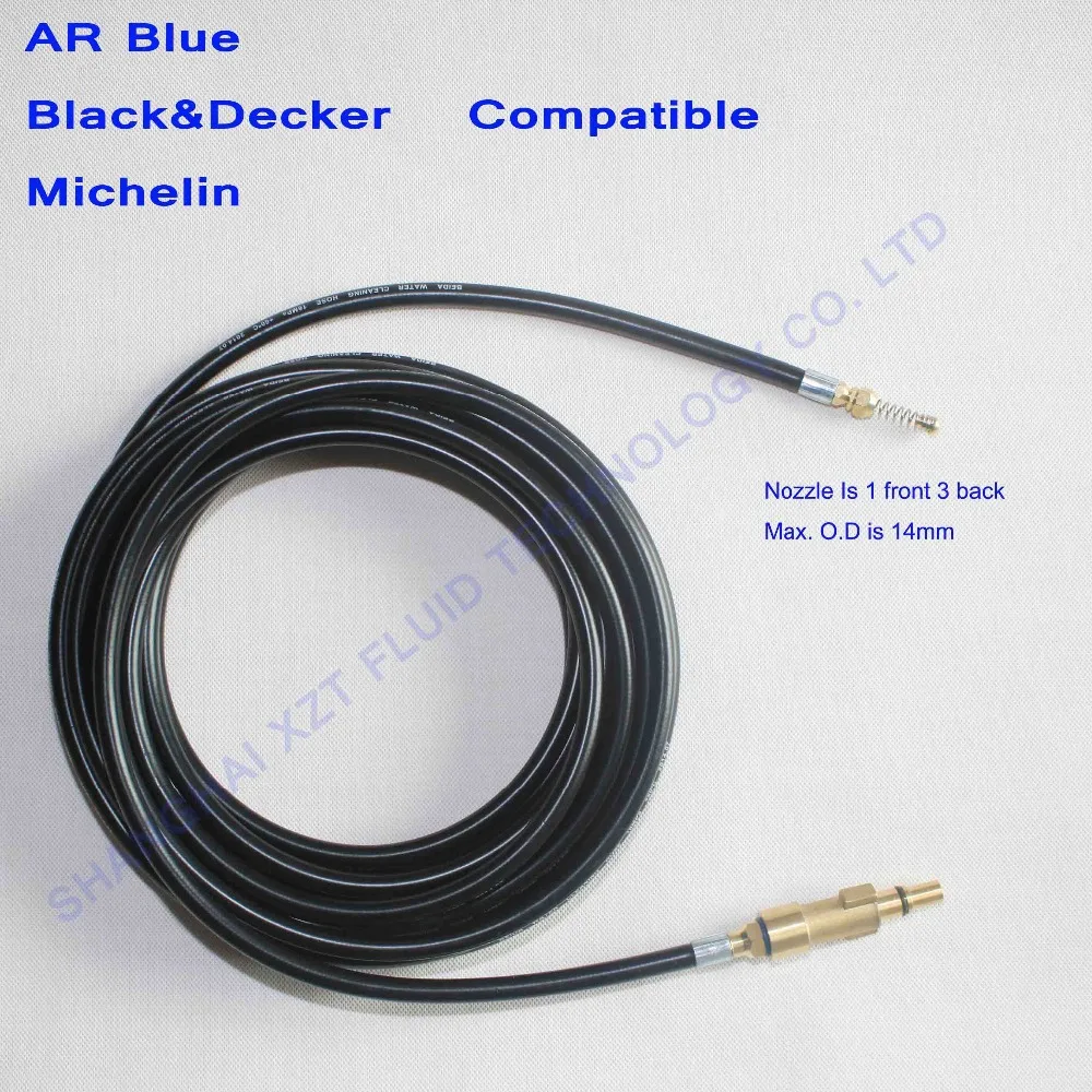 10m/35' 16MPa/2300PSI (A13) pressure washer drain cleaning hose for AR