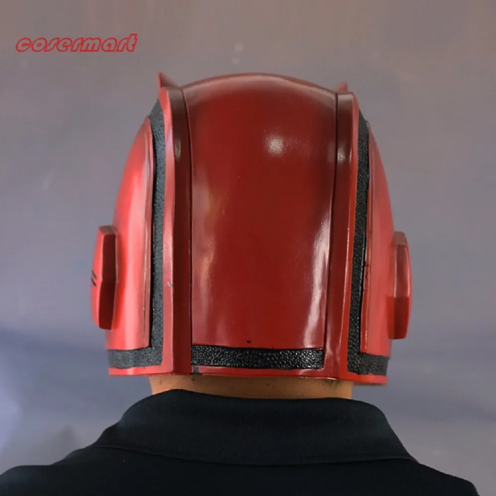 2016 New Anime Daredevil Mask for Sale Matt Murdock Cosplay Costume Helmet Brand New Red PVC For Adult Hot Sale (3)