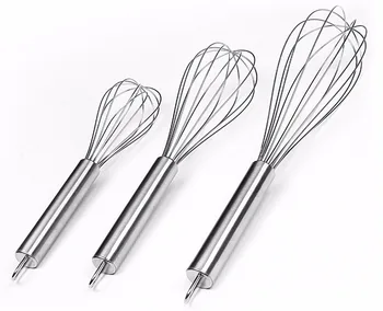 

Stainless Steel Egg Beater Balloon Whisk Milk Cream Butter Whisk Mixer Stiring Blender Tool Kitchen Tools