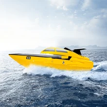 Simulation Remote Control Ship Model Wireless High Speed Speedboat 2.4G Remote Control Boat Anti-Turn Remote Control Speedboat jjc wireless remote control
