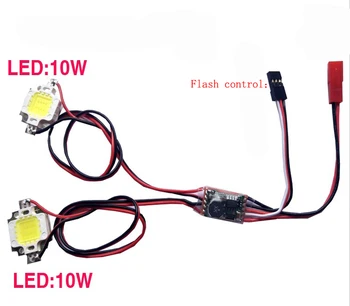 

1PC RC Drone Quadcopter Night Flying Lights Double Flashing 10W Large Power LED Light Strobe Flash 5V-26V 300mA Lamp