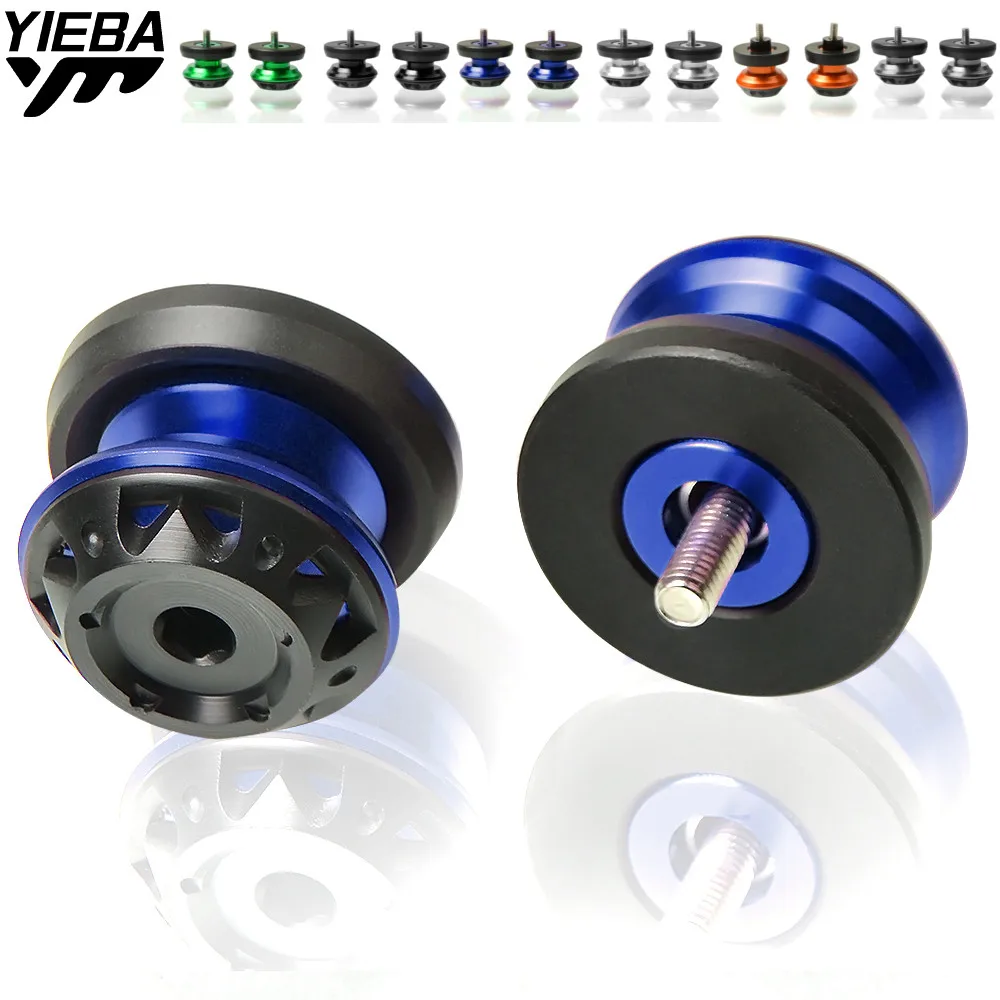 Universal Motorcycle Swingarm Spools stand screws Slider FOR SUZUKI GSXR1000 600 HAYABUSA/GSXR1300 GSX1400 RM85 RMZ250 DRZ400SM