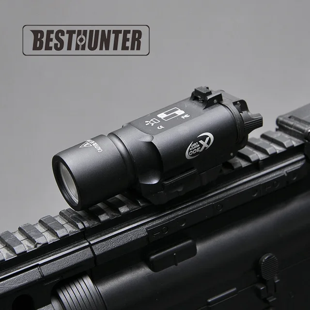 Tactical SF X300 Ultra Series LED Weapon Lights Hunting Riflescope Night Vision Handgun Sight