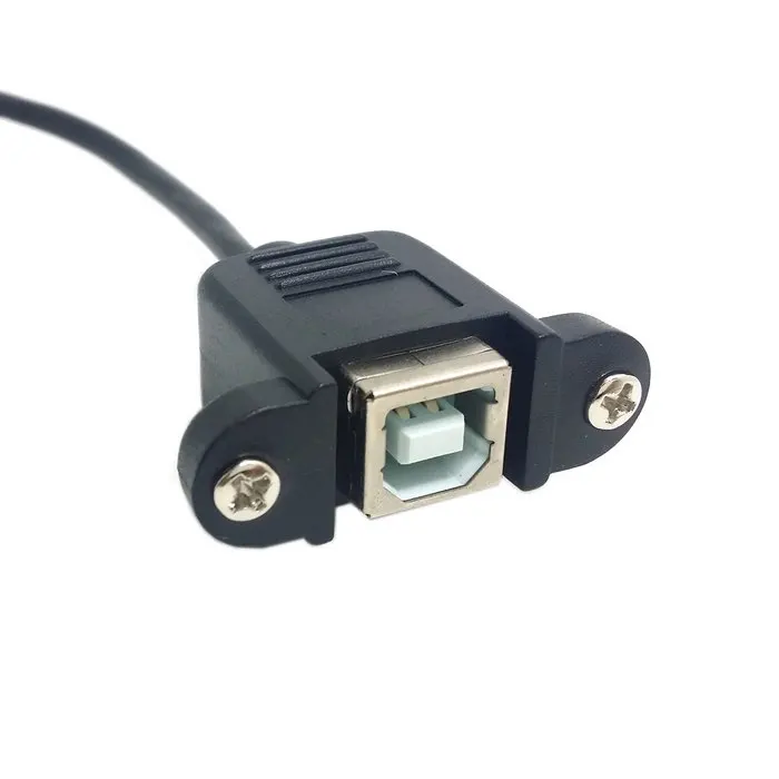 Micro USB 2 0 5pin папа к B Тип гнездовой панельный кабель 50 см с винтами 5 м|cable usb 5m|cable