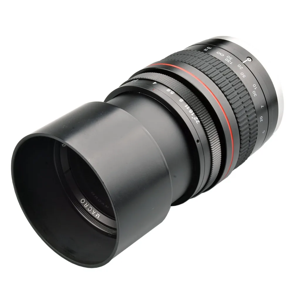 Lighdow 135 мм F2.8 телефото объектив с фиксированным фокусным расстоянием для Canon 6D 6DII 7DII 77D 760D 800D 70D 80D 5DIV 5diii Nikon D3400 D5300 D760D камеры