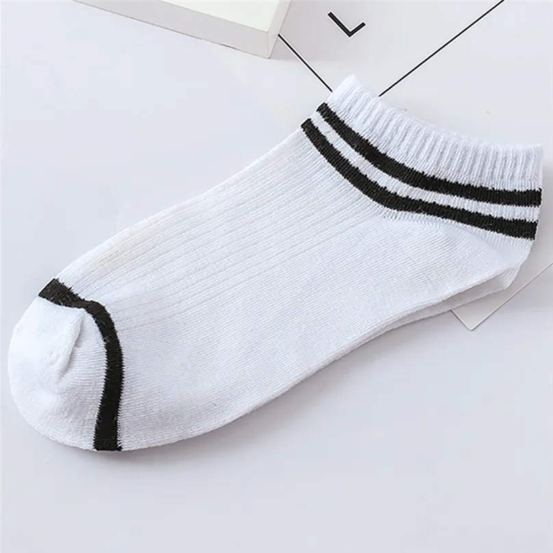 1Pairs Unisex Stripe Comfortable Cotton Sock Slippers Short Ankle Socks sports Sock #4F19 (3)