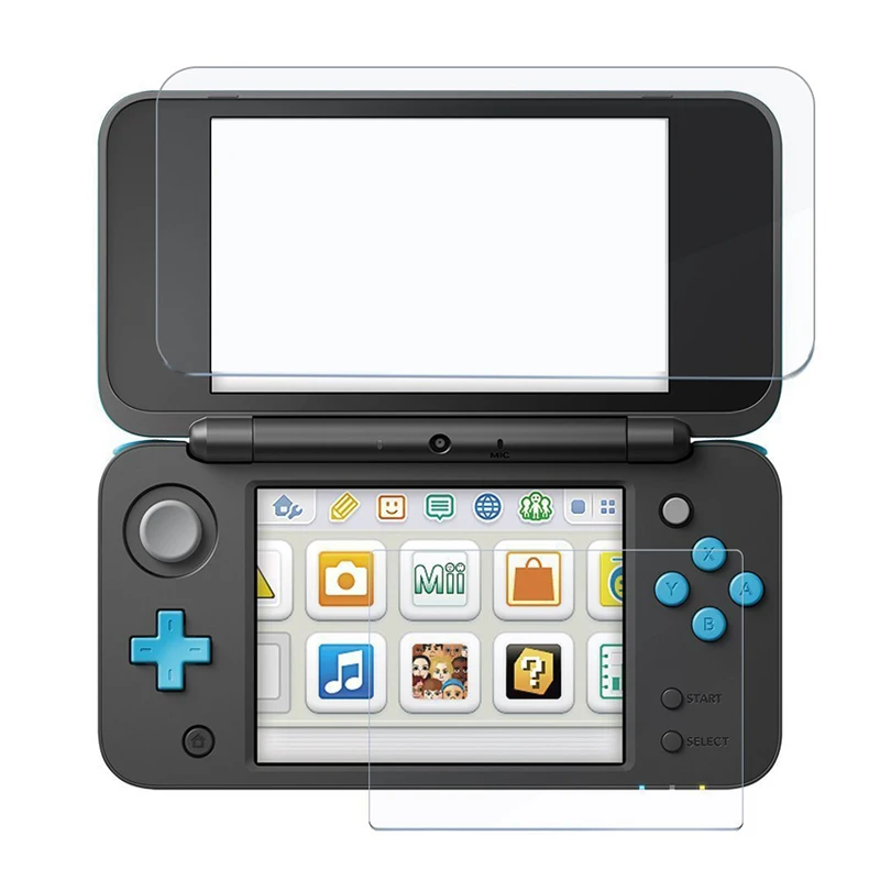 2 шт Прозрачный Премиум Закаленное стекло экран для нового 2DS XL LL консоль защита