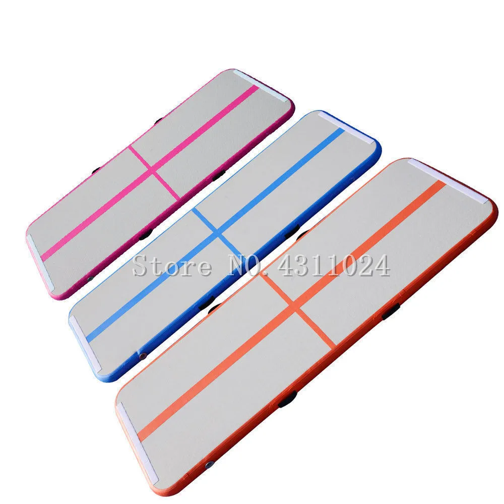 

Indoor Sports 3x1x0.1m Inflatable Tumble Track Trampoline Gym Mat Air Tumbling Mat Inflatable Air Track For Sale With a Pump