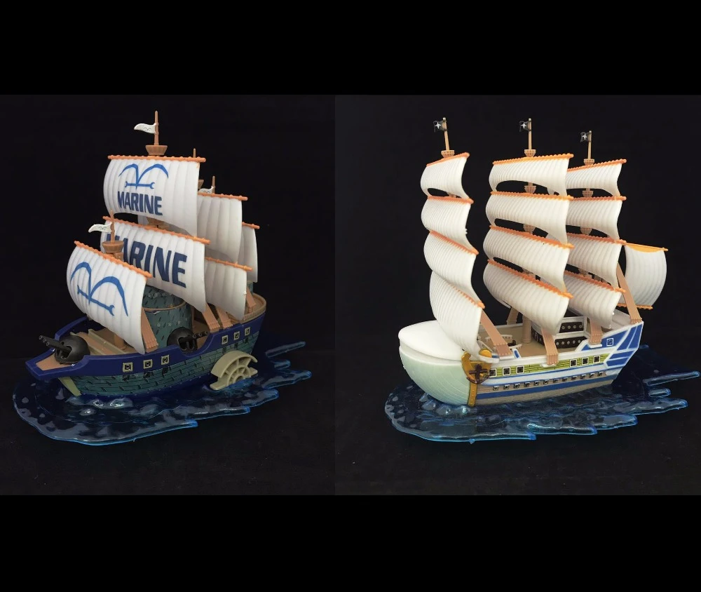 Free Shipping 5 5 One Piece Anime Marine Boat Warship Edward Boat Moby Dick Boxed 14cm Pvc Figure Collection Model Doll Toy Toys Free Shipping One Pieceone Piece Anime Aliexpress