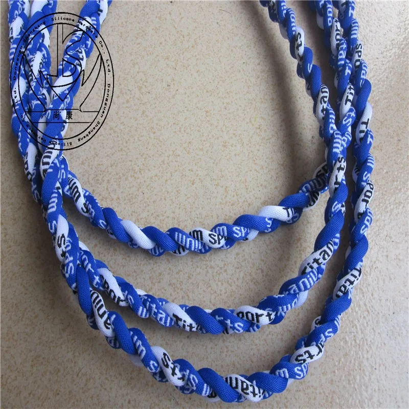 3 ropes silicone necklaces10