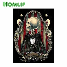 Череп алмазная живопись розовый на заказ готический Любовь полный квадратный значок с вышивкой в виде ромба живопись с пионами pintura manualidades lightpad