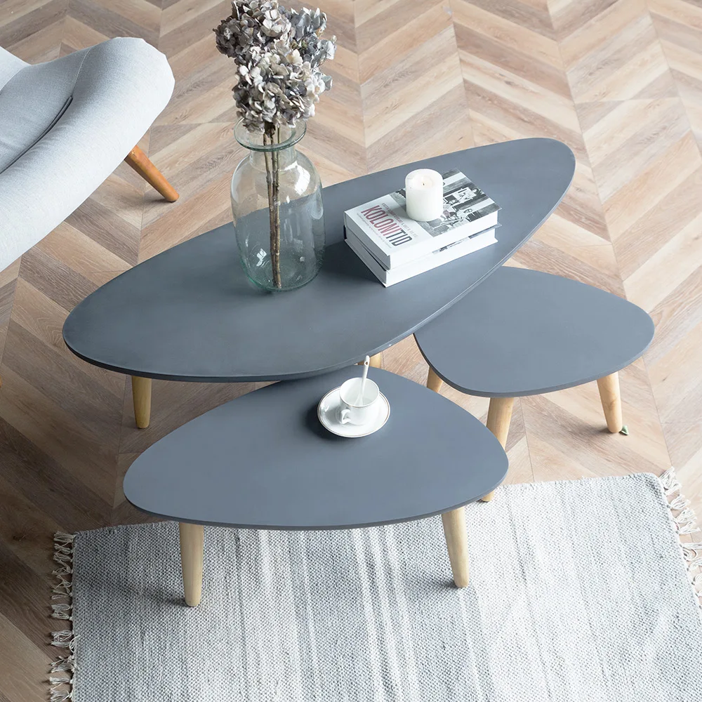 Мебель в стиле лофт современный деревянный стол мебель для гостиной журнальный столик ножки из цельного дерева диван-столик мебель для чердака дизайн