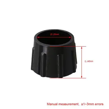 

8Pcs 35mm ID Black Round Furniture Chair Table Leg Foot Rubber Covers Floor Protectors Cap Anti-Slip