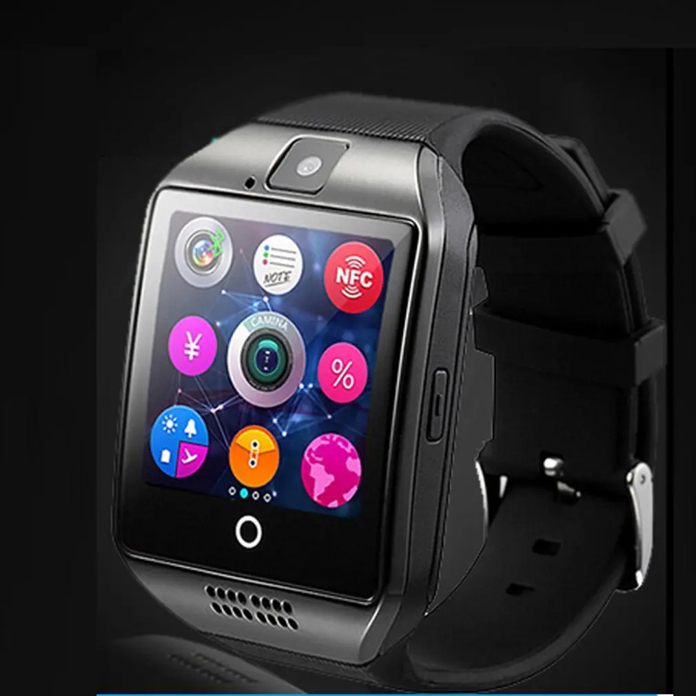 

Q18 Smart Watch 1.5 Inch Remote Camera Sleep Monitor Pedometer Support SIM Card SMS Call Reminder Sport Wrisband