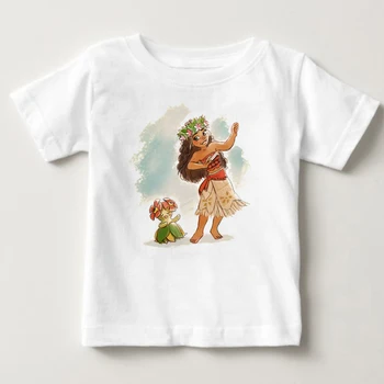 

Baby Girls Clothes Sets Moana Maui Costume Kid Boys Clothes Set Coconut Corps summer T Shirts Children Sports Top Tees MJ