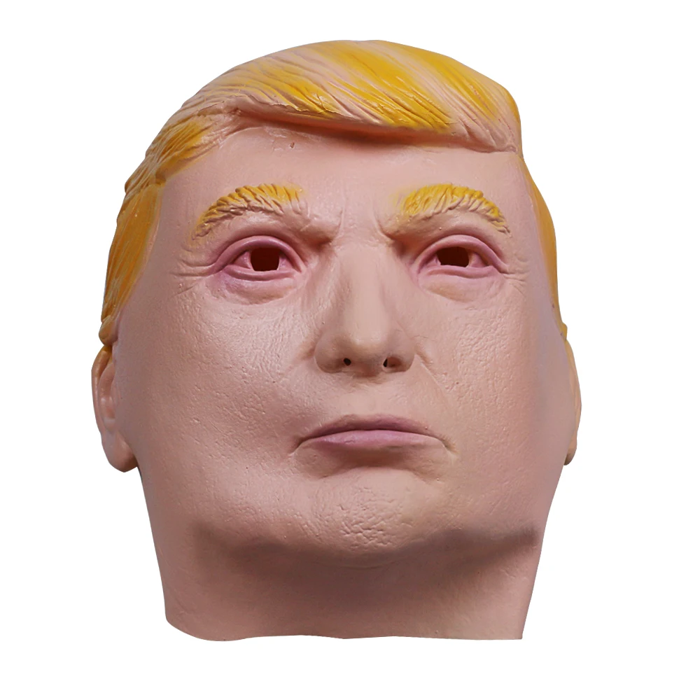 1 шт. маска Дональда Трампа зеленая латексная для Хэллоуина украшение