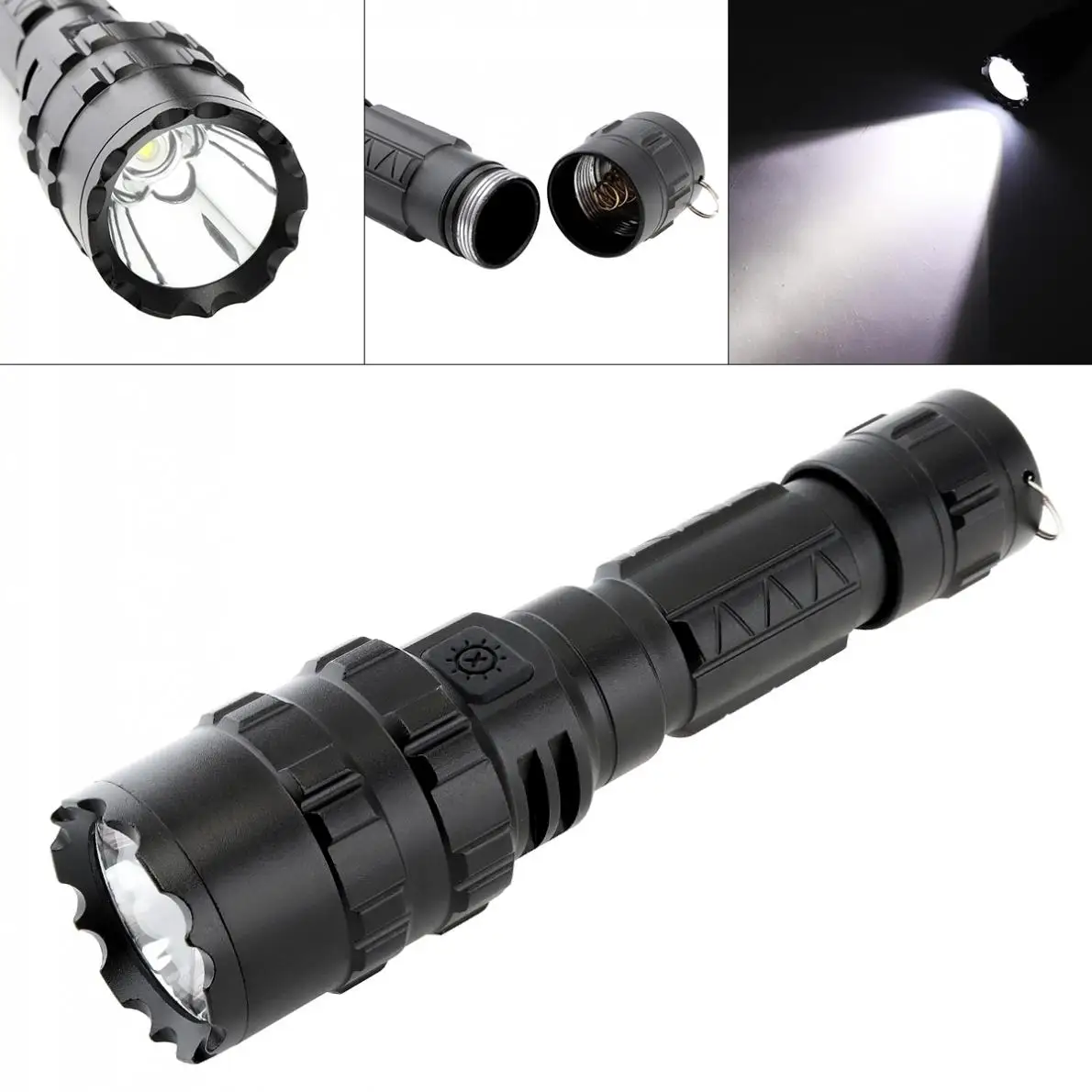 

65000 Lumen L2 LED LED Flashlight Ultra Torch USB Rechargeable Waterproof Scout Light Torch Hunting Light 5Mode by 18650 Battery