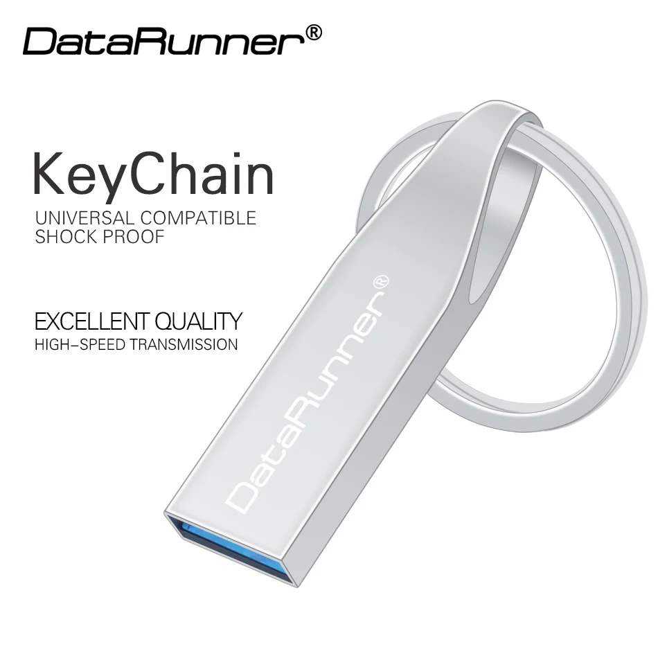 Новый Usb флеш-накопитель DataRunner 3 0 16 ГБ 32 64 128 Водонепроницаемая USB флешка флеш-диск