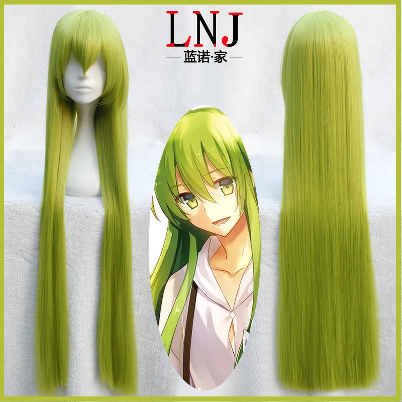 FGO Fate Grand заказ косплей парик Enkidu Lancer Berserker длинные прямые синтетические волосы