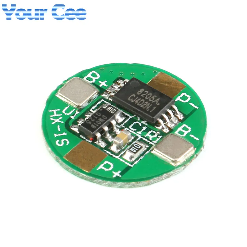 10 шт. 3 7 в 1S 18650 A Li Ion BMS PCM плата защиты аккумулятора PCB с защитой от перезаряда и
