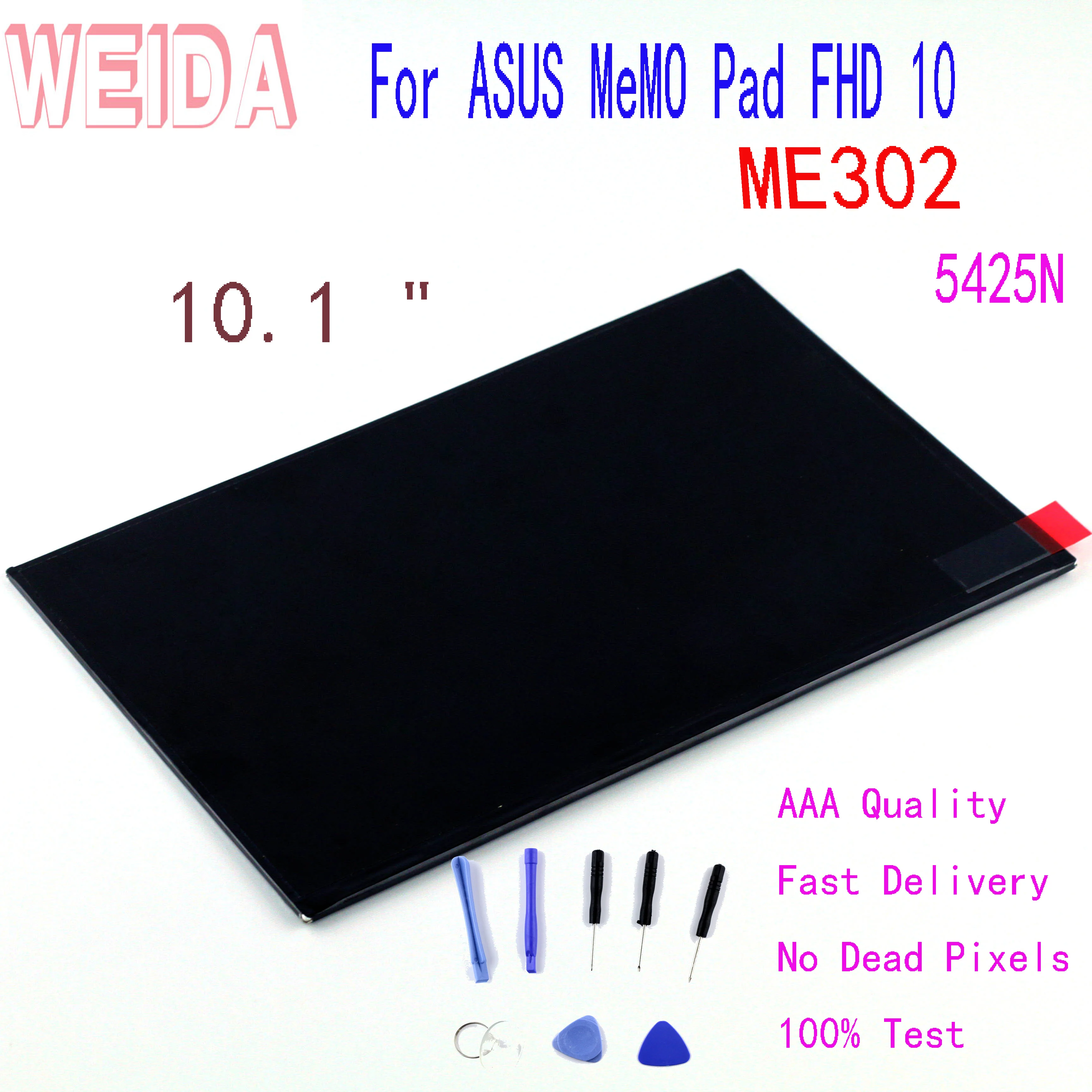 

WEIDA 10.1 " For ASUS MeMO Pad FHD 10 ME302 5425 K00A LCD Display Digitizer Touch Panel Screen Replacement ME302C ME302KL K005