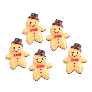 

20Pcs Mixed Resin 30x23mm Snowman Decoration Craft Flatback Cabochon Embellishments For Scrapbooking Cute Diy Accessories