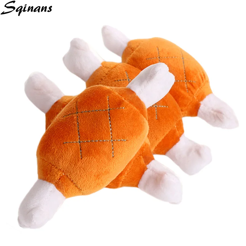 Sqinans собака куриная игрушка мягкая плюшевая для собак и кошек милая
