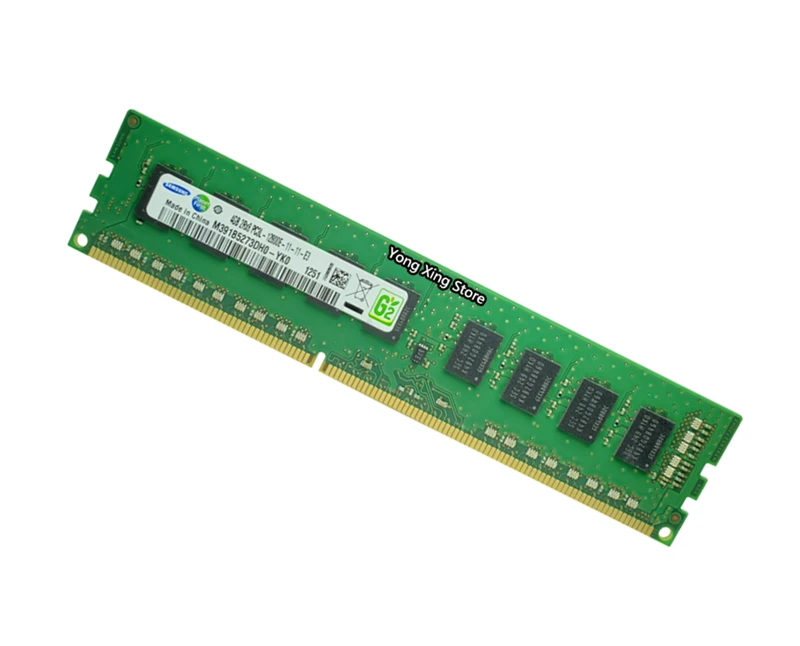 Samsung DDR3 4 Гб Серверная память 1600 МГц чистая ECC UDIMM рабочая станция 2RX8 PC3L-12800E ram 12800 небуферизированная
