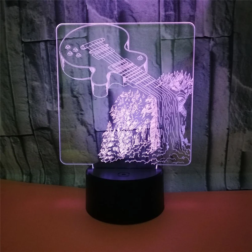 guitar 3D night light (2)