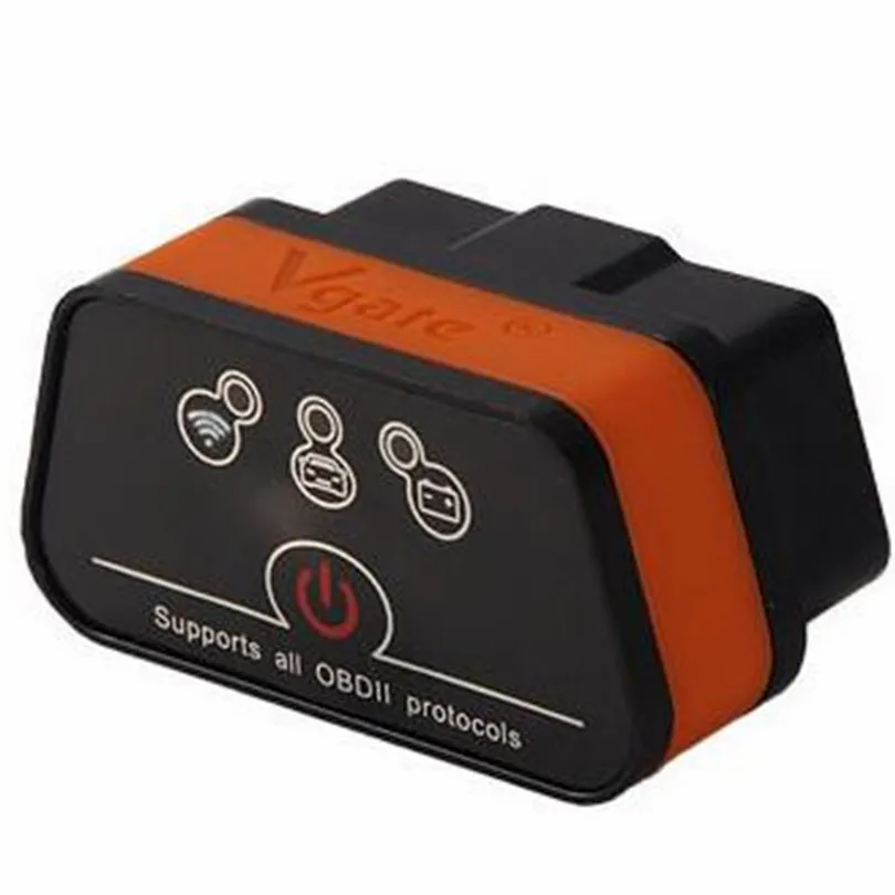 50 шт./лот хорошее качество ELM327 iCar2 Wi-Fi Vgate OBD Vgate, Wi-Fi Икар 2 диагностический интерфейс obd-ii для IOS(например, iPhone, iPad, Android