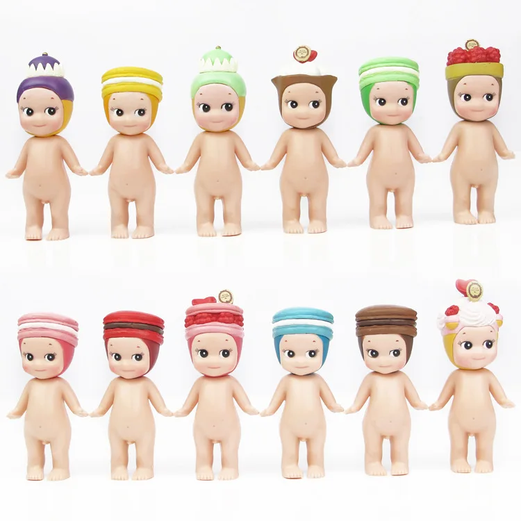 12 шт./лот макарун серии Sonny Angel Kewpie кукла ПВХ мини фигурки милые для детей