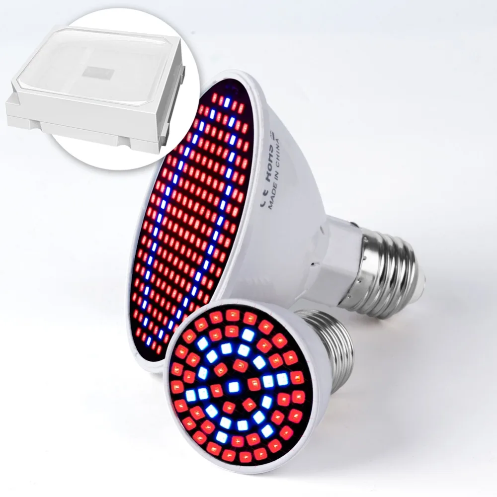 

E27 Led 220V Grow Light Led Full Spectrum 110V Plant Lamp Fito Led Bulb 6W 15W 20W Indoor Seedling Lamp for Plants Seeds Flower