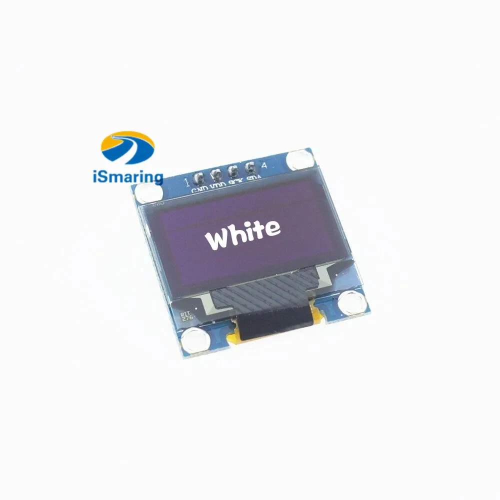 Официальный iSmaring 0 96 белый дюймов OLED модуль Новый 128X64 ЖК-дисплей светодиодный для