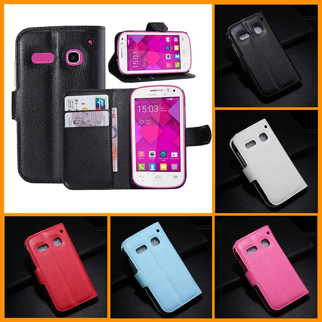 Luxury Wallet Case For Alcatel One Touch Pop C3 Ot4033 4033a 4033x