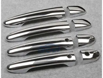 

Chrome Door Handle Cover Trim Fit For Mazda 3 2014 with 2 smart keyhole