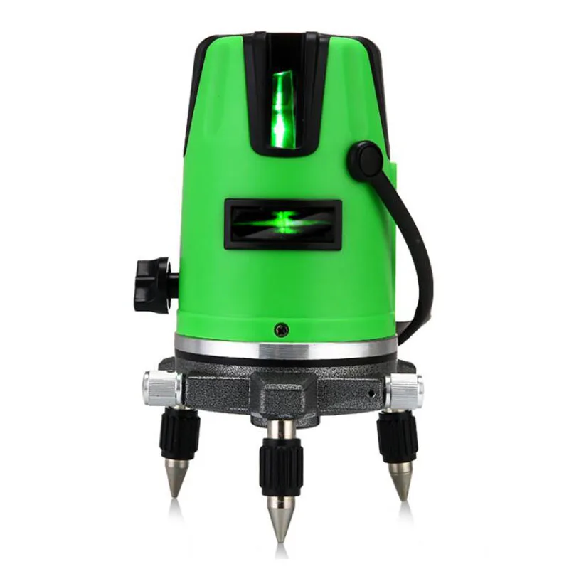 

Laser Level 360 Degree Rotating Cross Line Automatic Leveling Laser Level Dual Power Supply Seismic Line Construction Tool