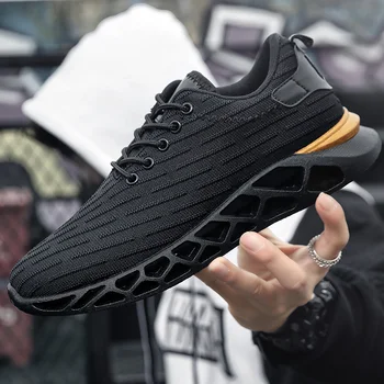 

Men Breathable Running Shoes Sport Sneakers Homme White Tennis Shoes Black Casual Sport Shoes Mesh Athletic Walking Jogging